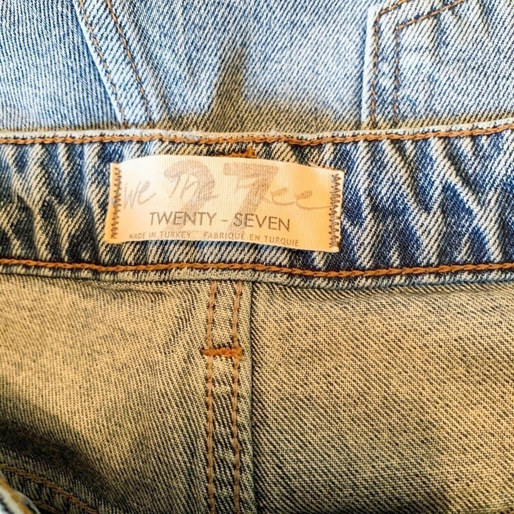 We the Free Free People Dakota Straight Leg Jeans‎ Women 27 Indigo Blue NWOT - Picture 4 of 6